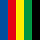 Sortiert (blau, rot, gelb, grün, schwarz)