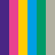 Assorti (bleu, jaune, vert, rose, violet, transparent)