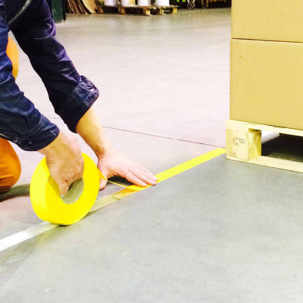 Expert Floor marking tape rolls yellow