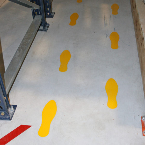Floor Marking footprint symbol