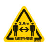 Tarifold Safety floor marking stickers 2 meters appart 197854