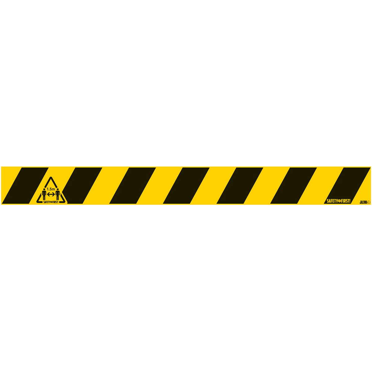 33M Social Distancing Floor Yellow Tape Hazard Keep A Safe Distance of 2 Metres 